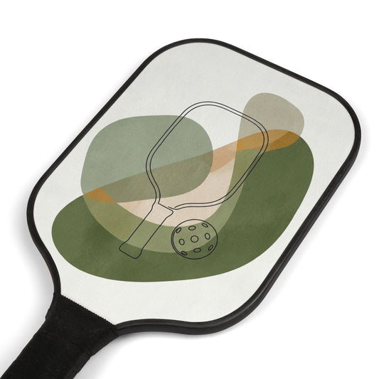 Abstract Green Ready-to-Play Pickleball Set — photo 2