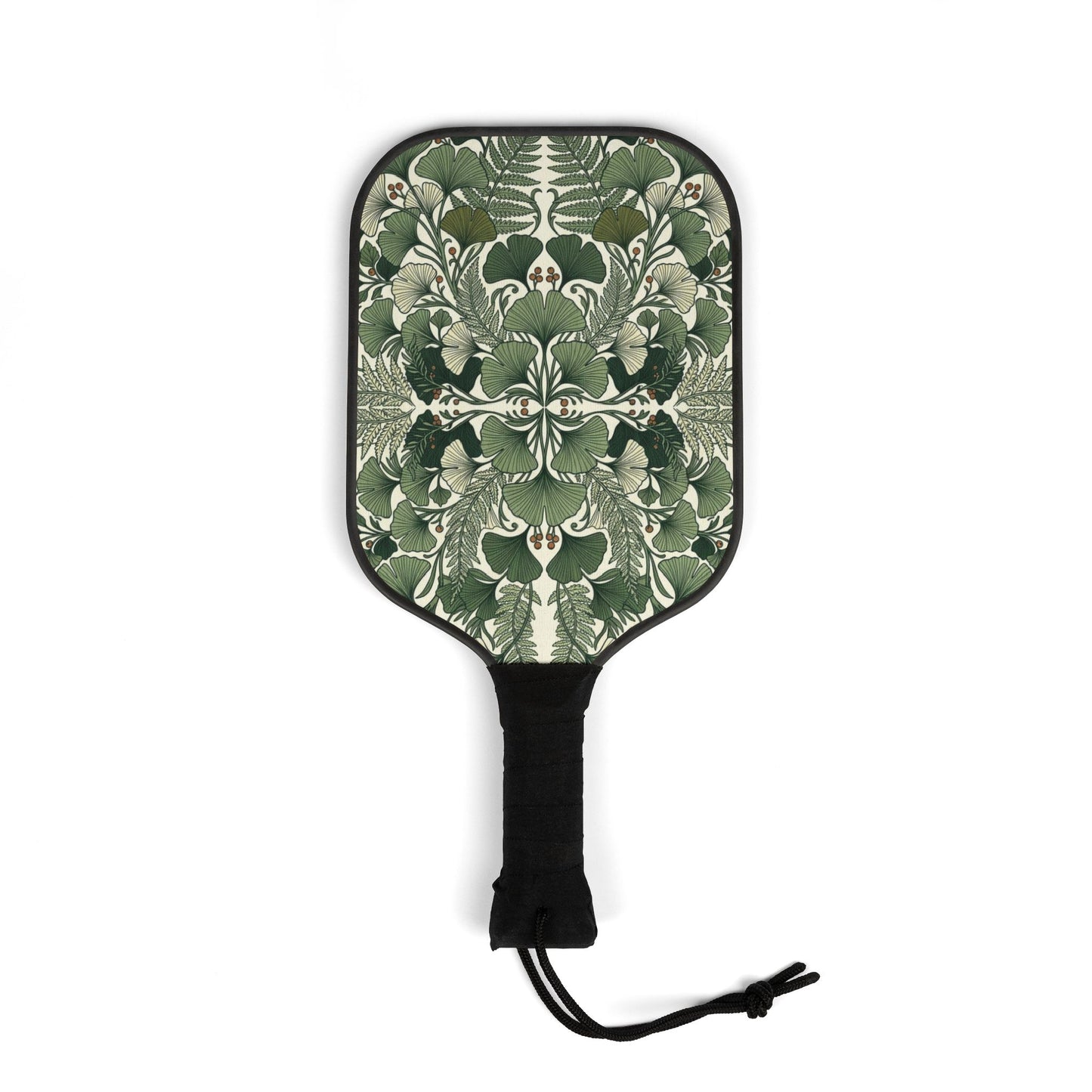 Green Floral Kaleidoscope Ready-to-Play Pickleball Set