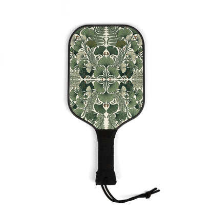 Green Floral Kaleidoscope Ready-to-Play Pickleball Set
