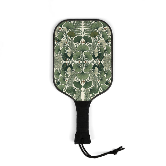 Green Floral Kaleidoscope Ready-to-Play Pickleball Set