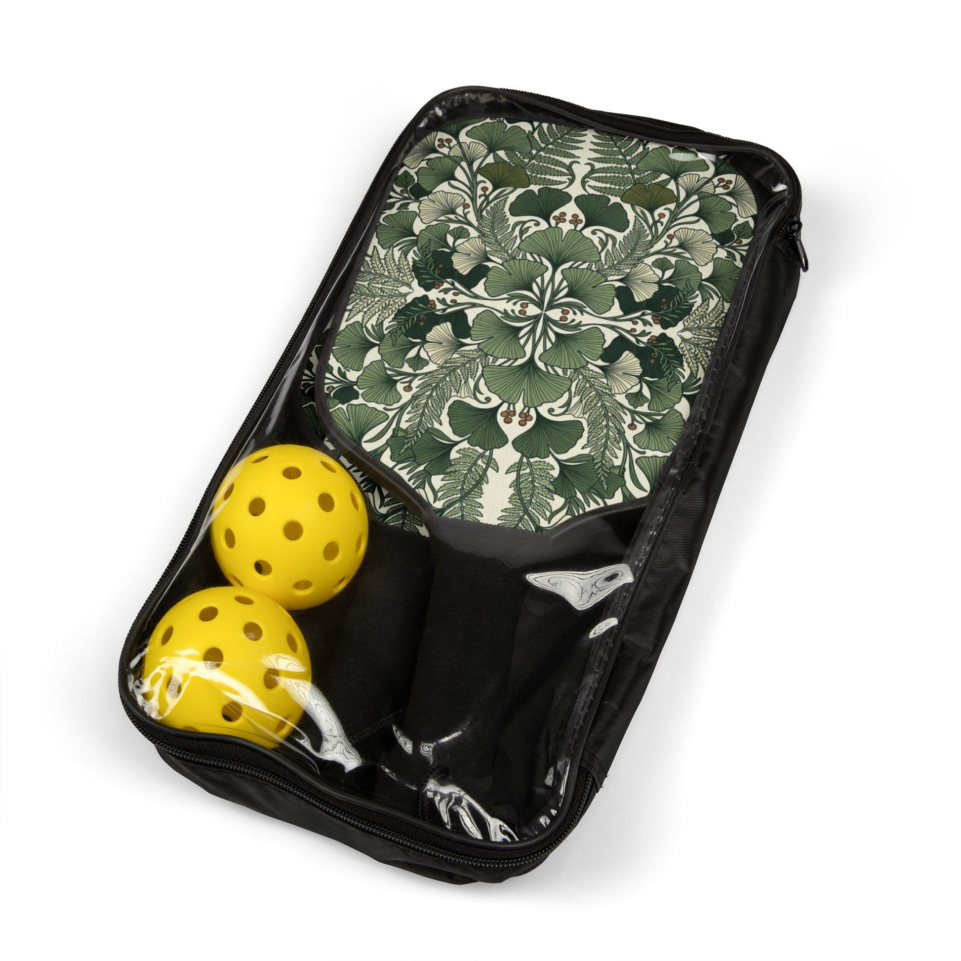 Green Floral Kaleidoscope Ready-to-Play Pickleball Set — photo 4