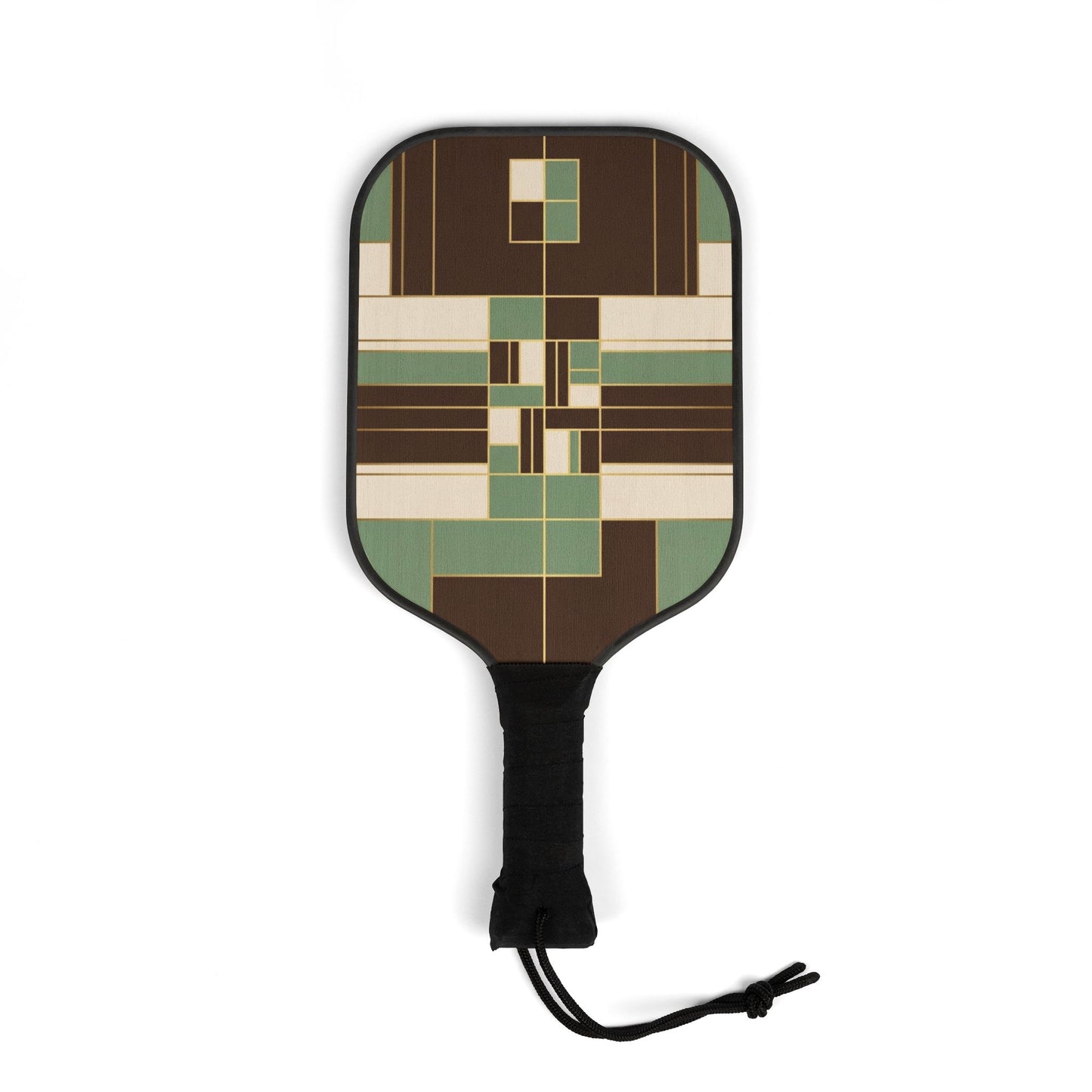 Retro Geometric Ready-to-Play Pickleball Set