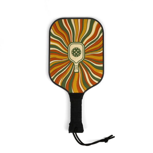 Retro Swirl Ready-to-Play Pickleball Set