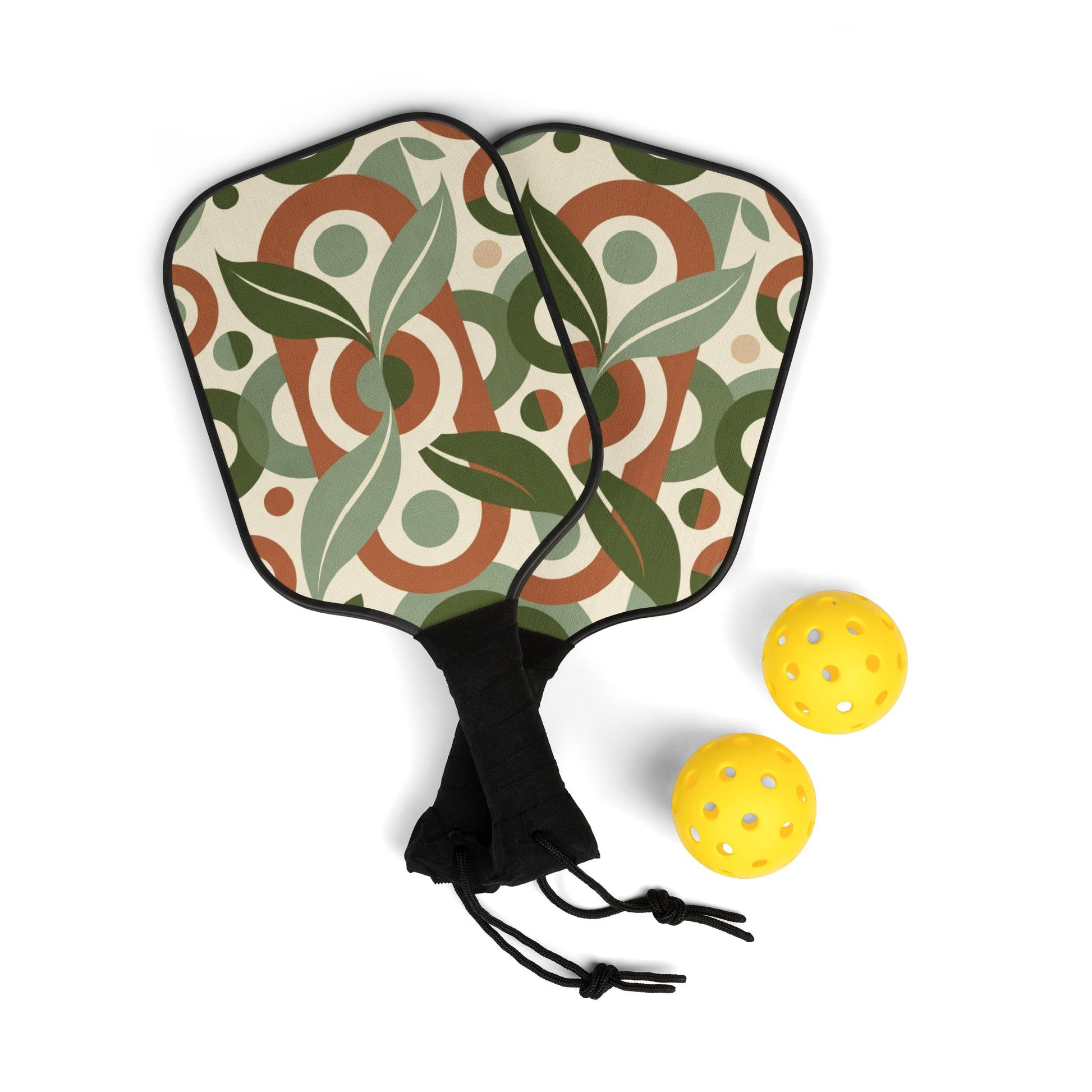 Retro Leaf Ready-to-Play Pickleball Set — photo 2