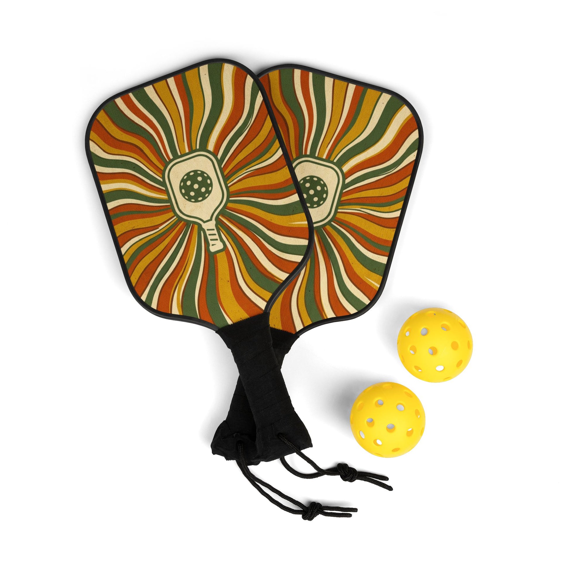 Retro Swirl Ready-to-Play Pickleball Set — photo 2