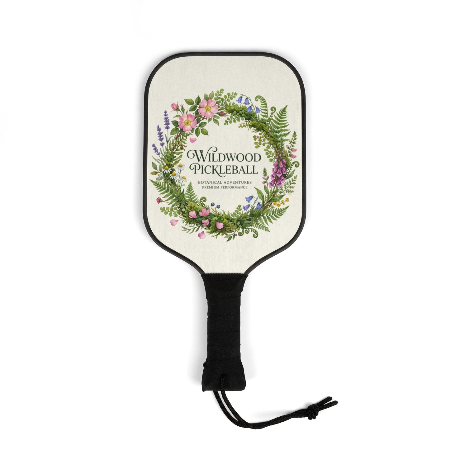 Wildwood Floral Wreath Ready-to-Play Pickleball Set