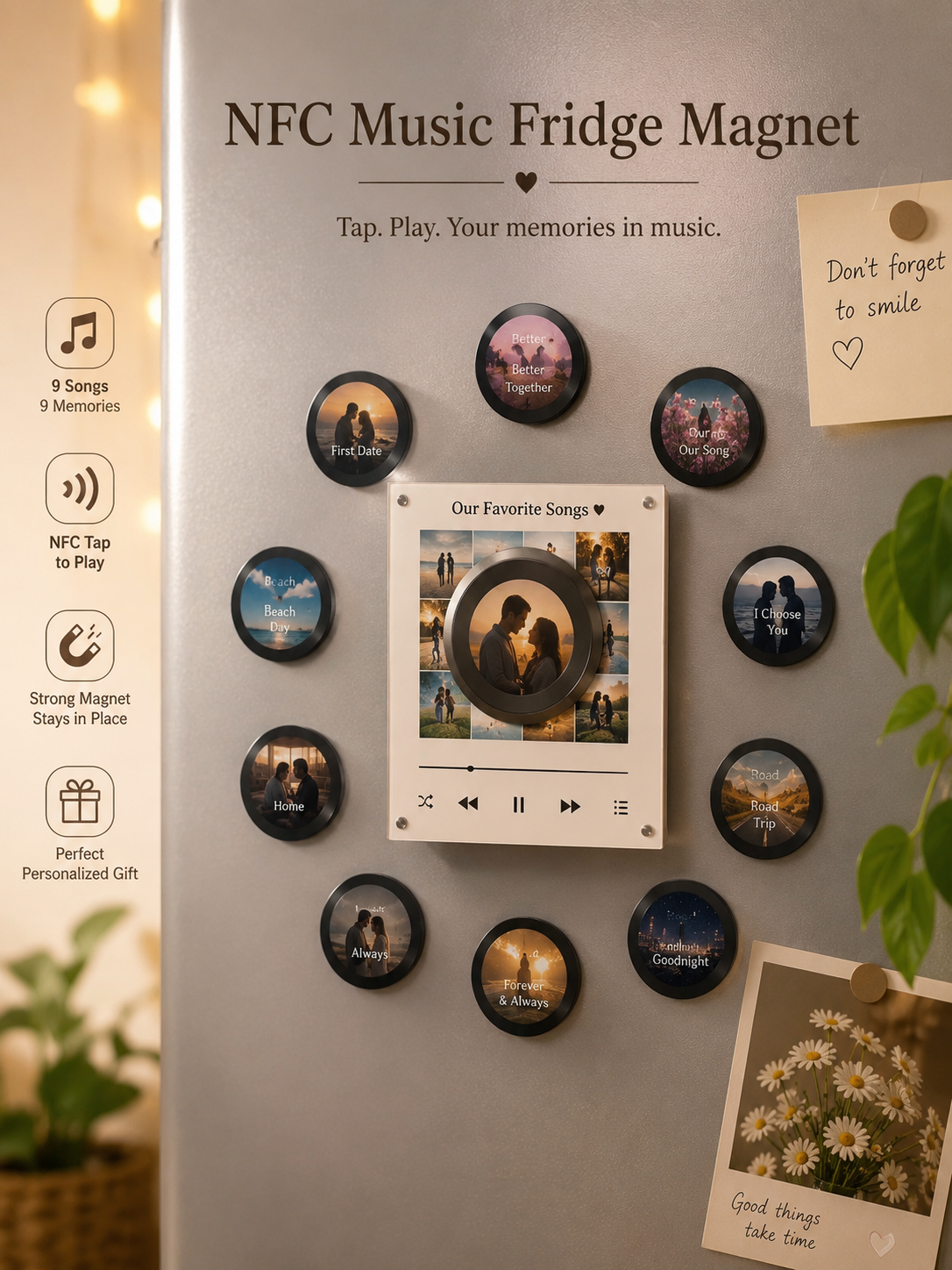Personalized NFC Music Photo Magnet — photo 5