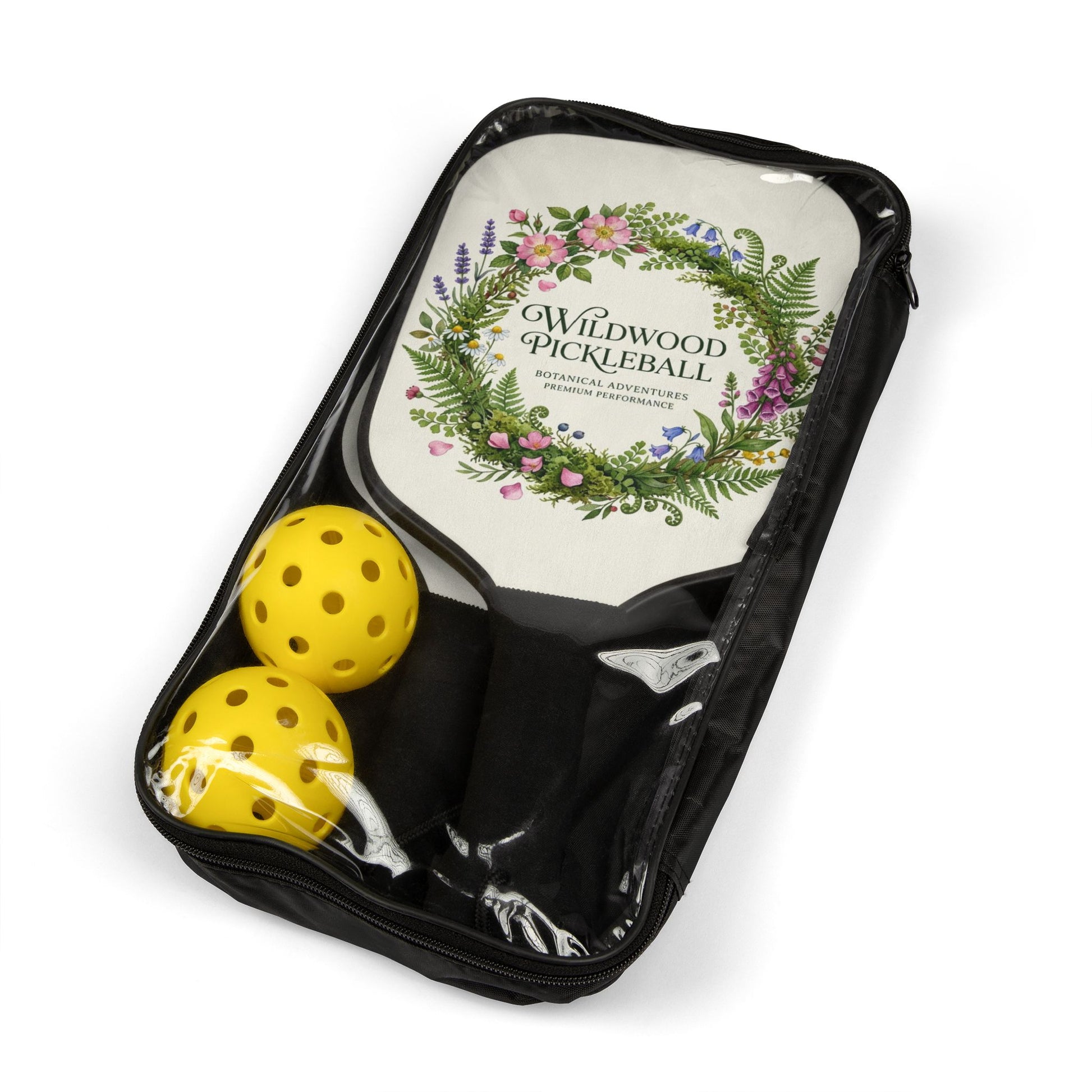 Wildwood Floral Wreath Ready-to-Play Pickleball Set — photo 4