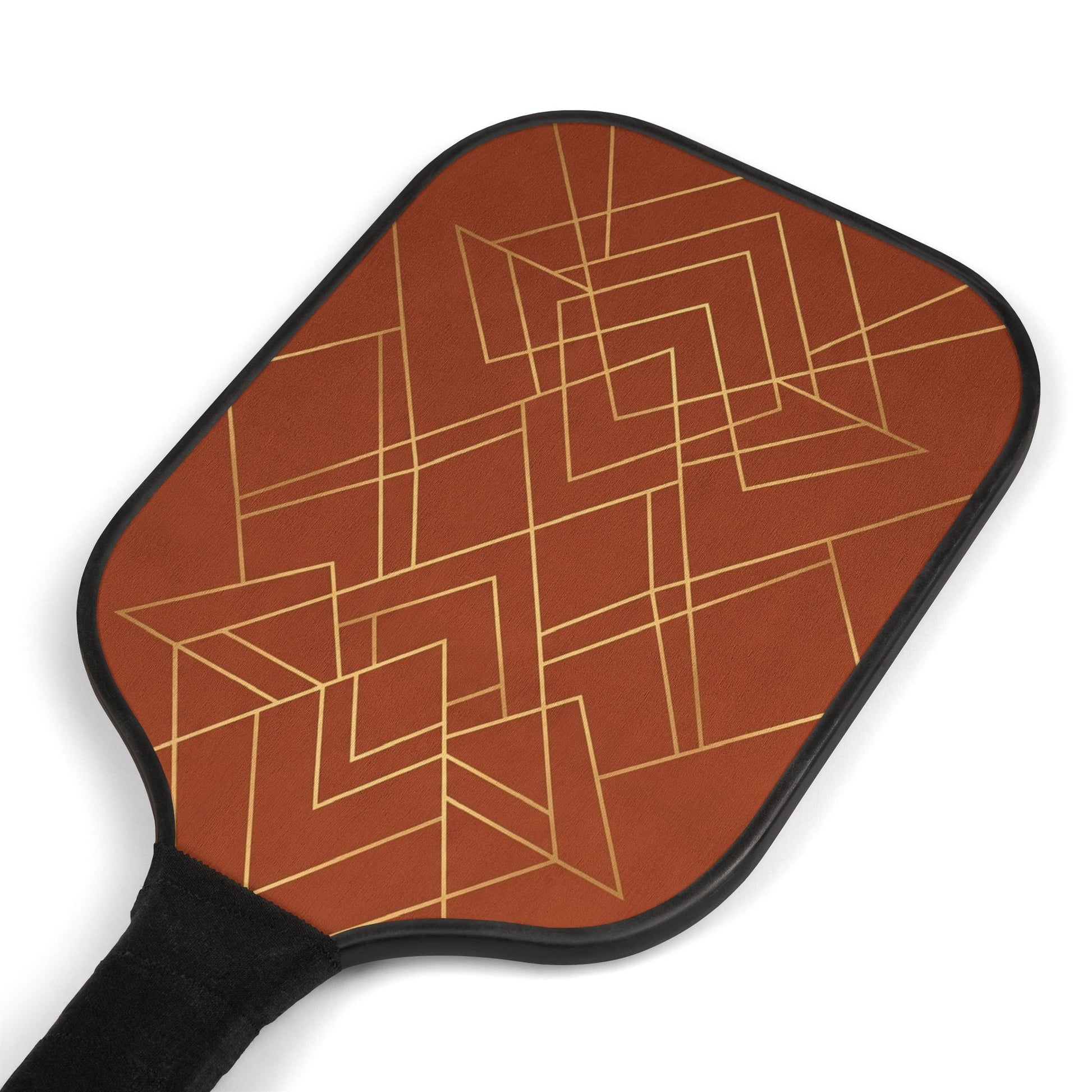 Geometric Rust Ready-to-Play Pickleball Set — photo 3