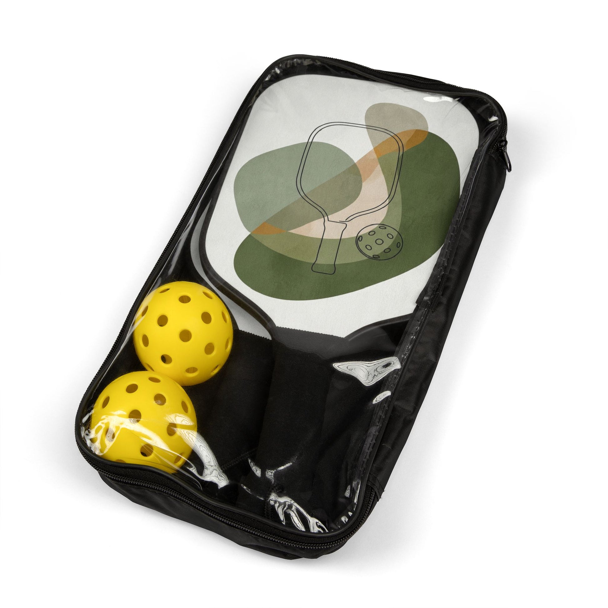 Abstract Green Ready-to-Play Pickleball Set — photo 3